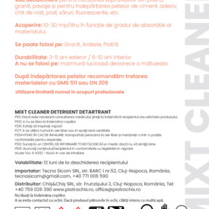 Detergent Detartrant - Mixt Cleaner - 1L - imagine 3